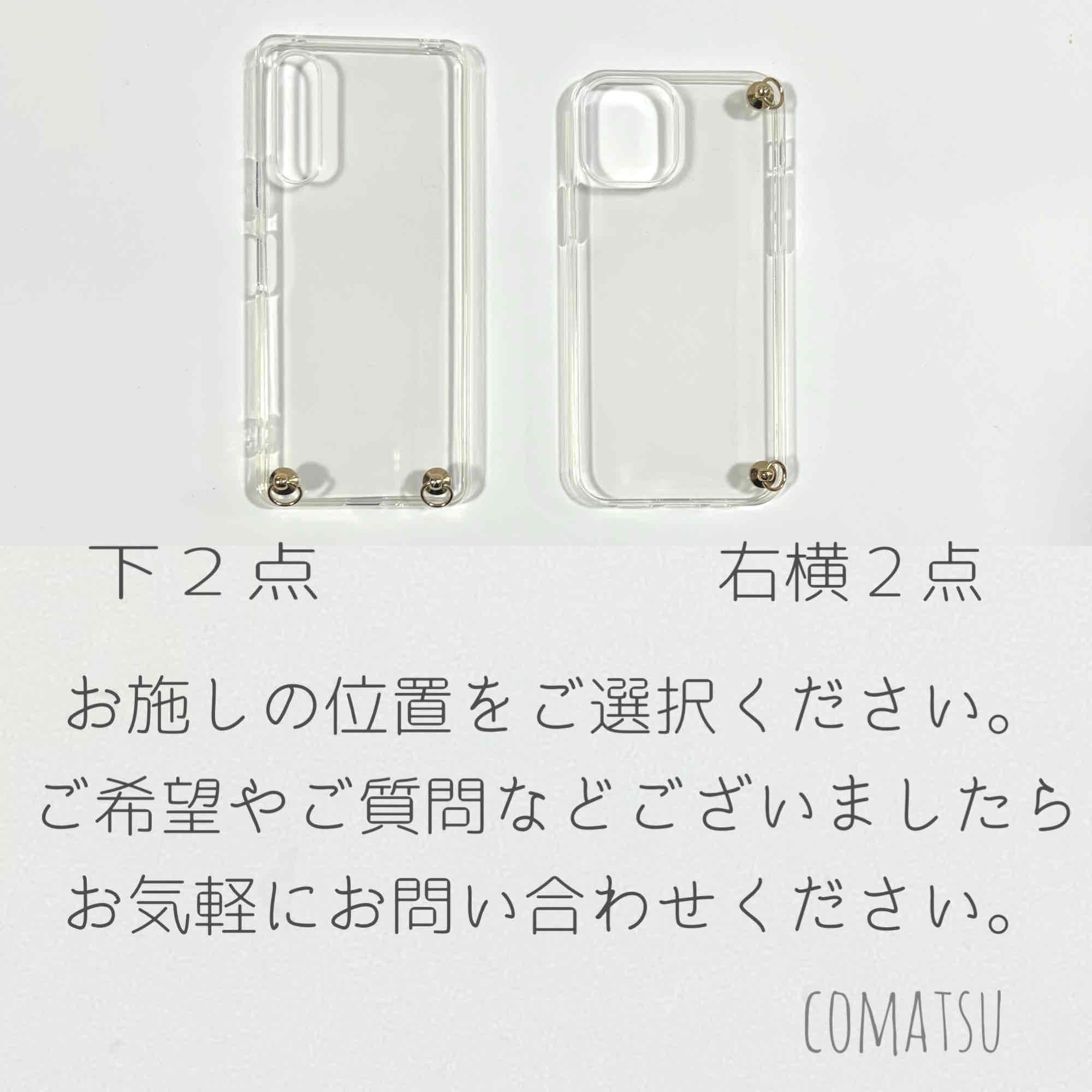 Classic×Coolチェーン ハンドストラップ付きスマホケース 落下防止スマホストラップ スマホカバー | 10枚目